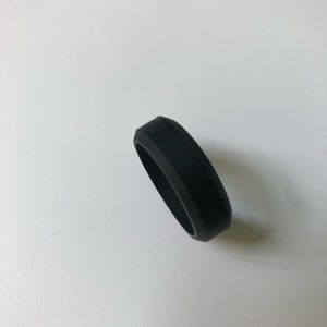 Black Silicone Wedding Band